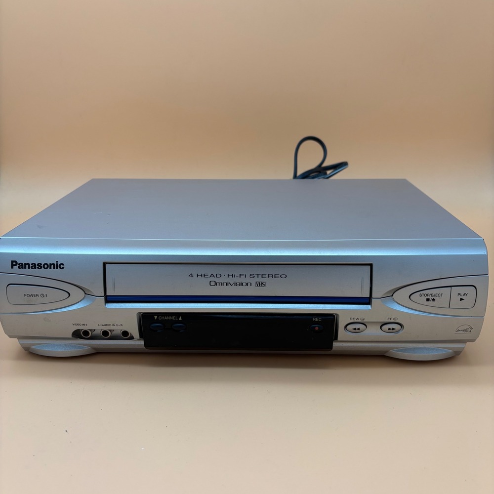 Panasonic Omnivision PV-V4523S 4 Head Hi-Fi Stereo VCR VHS Player Silver